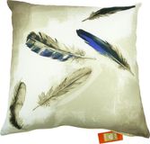 Silk Route Vierkant Kussen # Federn Kunststof 45x45cm