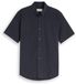Tom Tailor - Regular fit overhemd met korte mouwen en ruitpatroon - Maat S - navy check