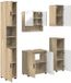vidaXL Badkamermeubel Set Sonoma Eiken 61 x 35 x 64 cm