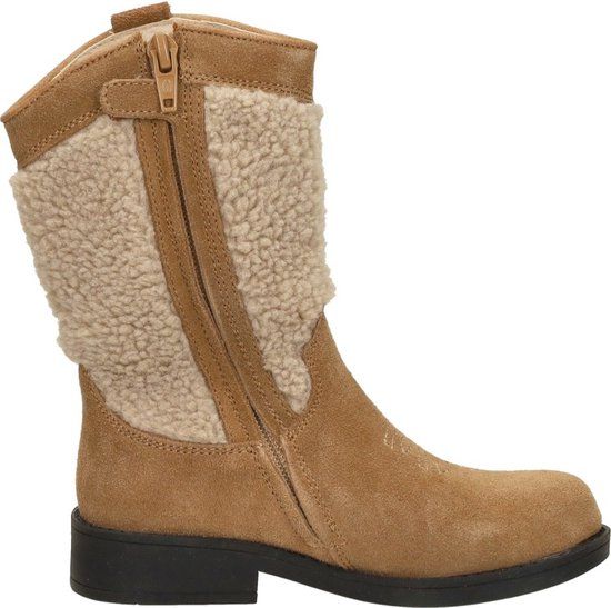Shoesme Cowboylaarzen Meisjes Brown Flower Leer Maat 26