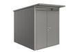 Biohort AvantGarde Abri de jardin en métal Quartz gris métallisé Porte double 180 x 260 x 218 cm