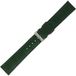 Morellato PMX072BOLLE18 Basiscollectie Horlogeband - 18mm Groen Leer Unisex