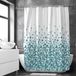 Loti Living Rideau de douche anti-moisissure – Océan – Anneaux inclus – Imperméable – Polyester – Rideau de douche 180x200 cm