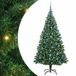 vidaXL Kunstkerstboom Groen 180 cm PVC en Staal en Kunststof