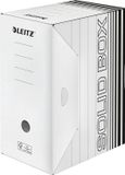 Leitz Archiefdozen SOLID BOX 6129, 150 mm rug, A4, 10 stuks, wit
