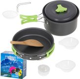 Menasks Set de casseroles de voyage Camping Pot Pan Xl - UNI