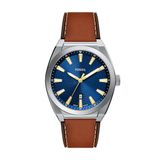 Fossil EVERETT Heren Horloge 42 mm - Zilverkleurig