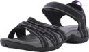 Teva W TIRRA Dames Sandalen - Maat 36 - BLACK/GREY - Wandelsandalen