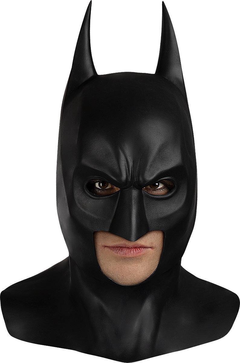 Funidelia Latex Batman Masker voor mannen The Dark Knight - Zwart