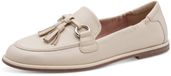 Tamaris - Dames - Loafers - Beige - Leer - Maat 38