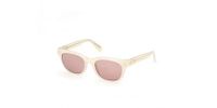 Max &co MO0163 Shiny white 51/19/135 WOMAN Zonnebrillen
