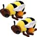 Wild Republic 2x Pluche Honing Bij - Eco-kins - 25 cm - Tuindieren Knuffel