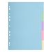 Exacompta 30 tabbladen karton pastel Forever 6 neutrale tabs