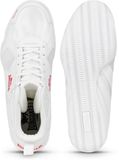 Lonsdale Unisex Heskin boksschoenen, wit-rood., 44 EU