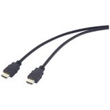 SpeaKa Professional SP-12816072 Câble HDMI Câble de connexion HDMI Connecteur HDMI-A, connecteur HDMI-A 1,00 m Noir 4K UHD