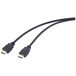 SpeaKa Professional SP-12816072 Câble HDMI Câble de connexion HDMI Connecteur HDMI-A, connecteur HDMI-A 1,00 m Noir 4K UHD