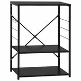 vidaXL Magnetronkast, zwart, 60 x 39,6 x 79,5 cm
