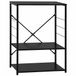 vidaXL Magnetronkast, zwart, 60 x 39,6 x 79,5 cm