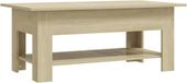 vidaXL Salontafel - 102x55x42 cm - Sonoma eikenkleurig - Hout