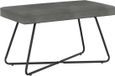 vidaXL - Canapé - Gris foncé - 80 x 40 x 45 cm - velours