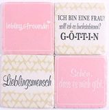 La Finesse Lafinesse stenen onderzetters voor warm of koud – em6931, aardewerk