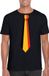 Bellatio Decorations Shoppartners Bv Zwart t-shirt met Belgie stropdas heren - Belgie supporter S