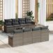 Maison Exclusive - Salon de jardin 9 pcs Gris Polyrotin