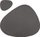 Krumble Placemat en onderzetter set - PU Leer - Donkergrijs