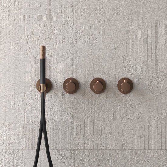 Hotbath Cobber Inbouw Badendouche Thermostaat - Geborsteld Messing (Goud)