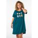 Zizzi Nachthemd Plus Size - Petrol