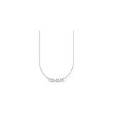 Thomas Sabo Dames-Ketting 925 Zilver Kleur steen One Size Zilver 32017900