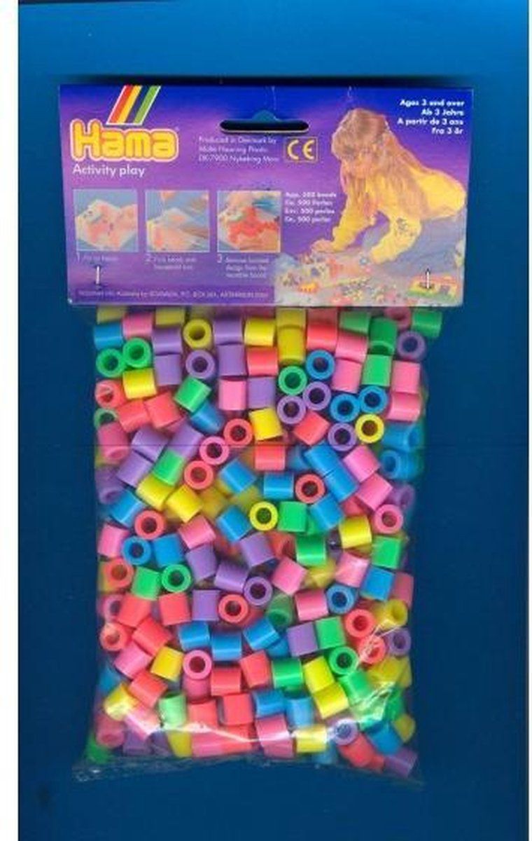 Vaessen Creative Strijkkralen - neon geel - 1100 stuks