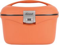 Decent SPORTIVO Beautycase - Make Up koffer - Handbagage Reistas - Medicijnkist Waterbestendig - Opbergbox voor Pillen en Medicijnen - Nagelkoffer - ORANJE