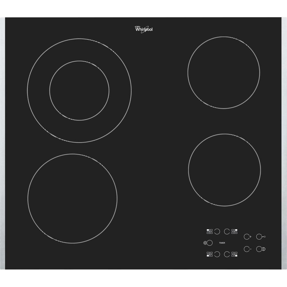Whirlpool AKT 8130 BA Zwart Ingebouwd Keramisch 4 zone(s) Kookplaat
