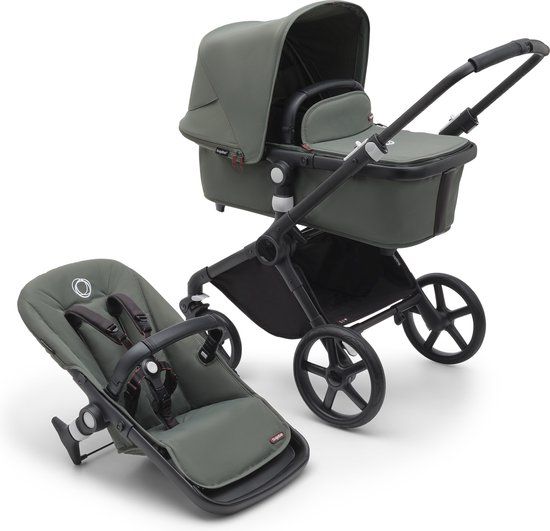 Bugaboo Fox Cub - All-terrain Kinderwagen met Wieg en Stoel - Forest Green