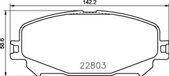 Brembo Jeu de plaquettes de frein P 68 071 pour Renault Talisman, Megane, Grand Scénic, Scenic, Espace, Captur, Megane E-Tech Electric et Mitsubishi ASX