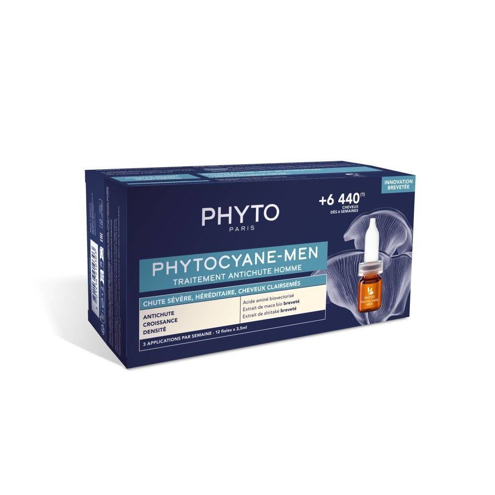 Phyto Phyto Phytocyane Mannen Progressieve Haaruitval 12x3,5 ml
