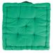 GALILEO SpA Set van 4 matraskussens voor stoel 40 x 40 x 8 cm, Amazongroen, Sibylle
