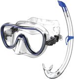Seacsub Salina Top Snorkelset Transparant Blauw