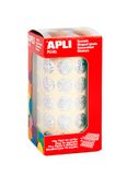 APLI Kids 11631 — Holografische ronde elastiekjes Ø 15 mm