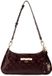 GUESS Carmella Shoulder Bag Burgundy Logo