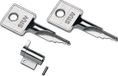 Hager VZ313 deurslot f. Miniv. GD m.2 sleutel