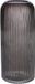 Bellatio Design Vase - gris - verre transparent - 10 x 25 cm