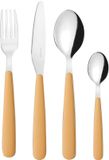 Guzzini 127500206 bestekset 24 stuk(s) Grijs, Geel
