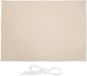 Merkloos Relaxdays schaduwdoek rechthoek - 2,5 x 3,5 m - waterafstotend - uv-bestendig - met touwen - terras & balkon - beige