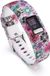 By Qubix Qubix - Siliconen sportbandje - Bloemenprint - Geschikt voor Garmin Vivofit 4