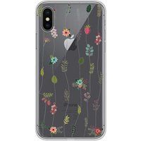 Apple iPhone XS Max Montee de fleurs bedrukt siliconen hoesje