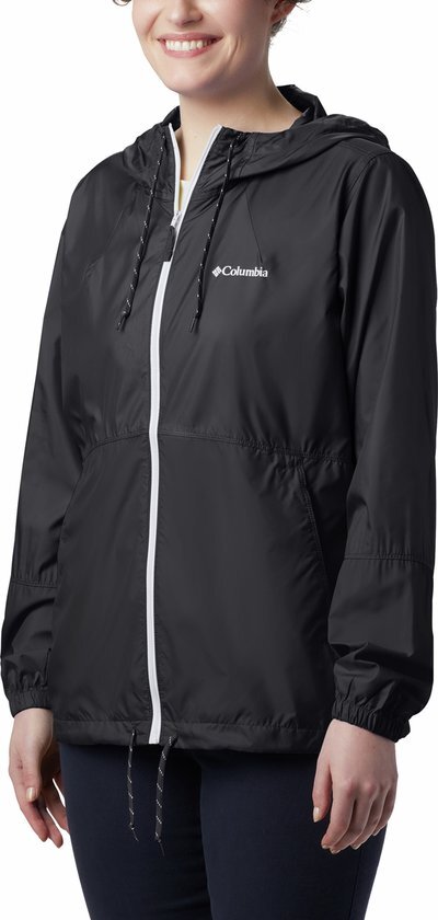 Columbia Flash Forward Windbreaker Jas Dames zwart XL 2018 Windstoppers