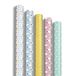 Clairefontaine 211415AMZC - 12 rollen cadeaupapier - Excellia papier 80 g - afmetingen: 2 x 0,70 m - motief: schapen, driehoeken, kinderen, meerkleurig - geschenkverpakking