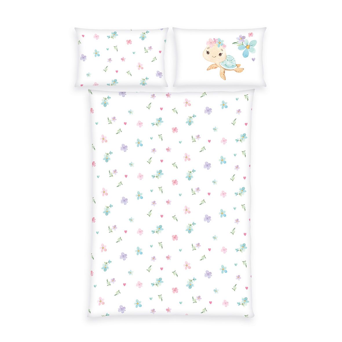 BabyBest Baby Bedding Set - 2 Pieces - Multicolor - Cotton - Washable